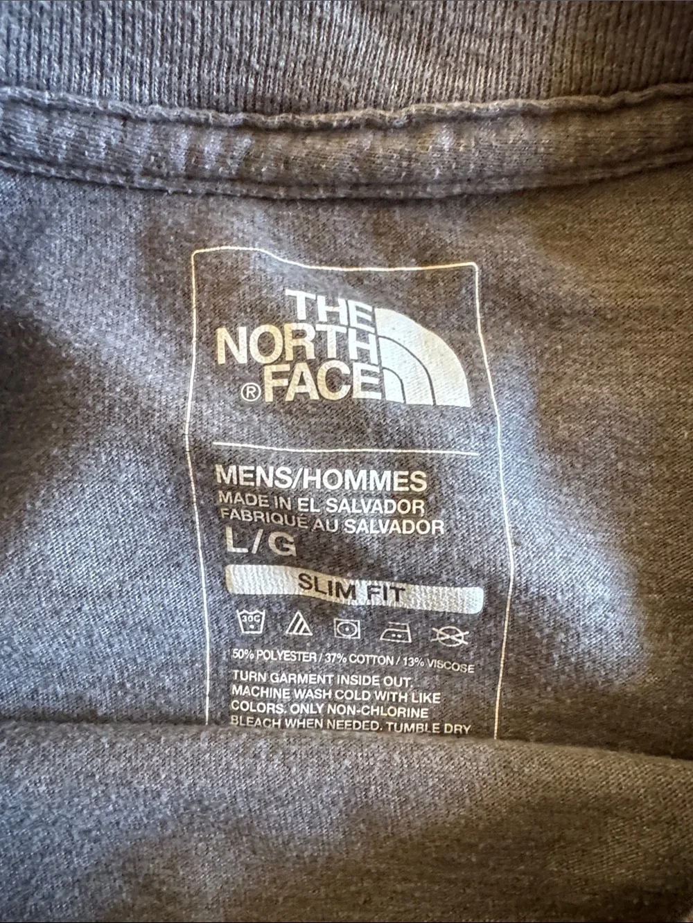 The North Face Men's Gray Logo Crew Tee